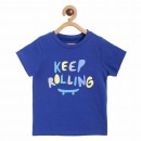 Miniklub Knit T-Shirt - Blue, 6-12m